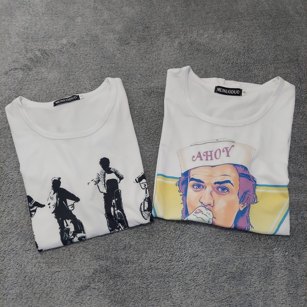 2 Stranger Things Graphic T-shirts